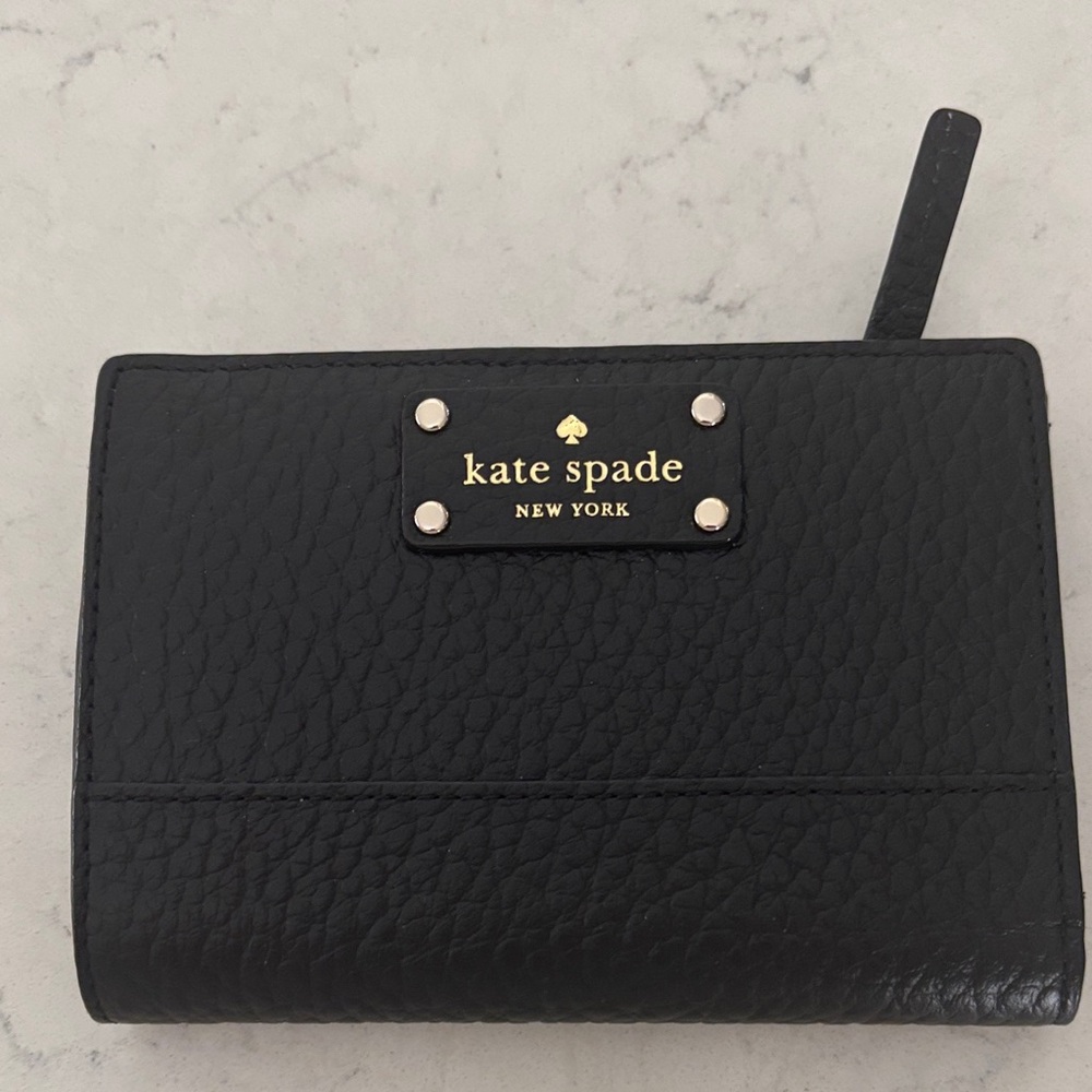 Kate Spade Textured Black Wallet